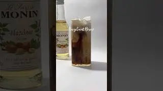 Monin Hazelnut Brew ✨                 #drink #asmr #aesthetic #cafe #viral #trending #shorts #short