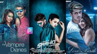 PicsArt Movie Poster Photo Editing || PicsArt Love Editing | Amazing PicsArt Tutorial || Tapas Editz