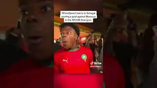 Ishowspeed reacts to Senegal's goal at the afcon final #funny#afcon2025