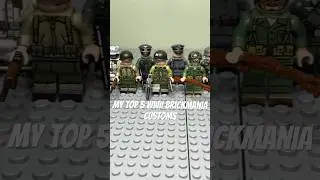 My Top 5 WWII Brickmania custom minifigures #lego #brickmania