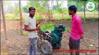 Desi power tiller (5HP फिल्डमर्सल इंजन पे )#cultivators