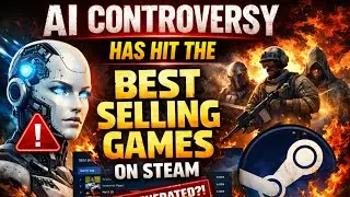 Скандал вокруг искусственного интеллекта затронул самые продаваемые игры в Steam.