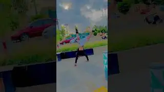 Cart wheel on skate😱 #freestyle #public #reacts #sameerskater #inline #stunts #2023