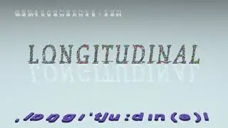 longitudinal - pronunciation + Examples in sentences and phrases