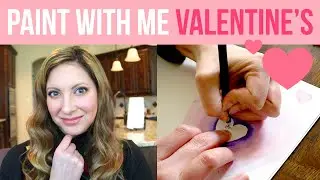 💕How to Make a Valentine's Day Card with Watercolor 💕 Creative Inspiration