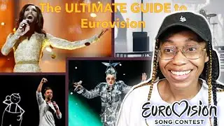 AMERICAN REACTS TO THE ULTIMATE GUIDE TO EUROVISION!