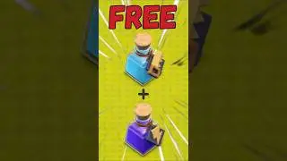 Free Builder Potion and Power Potion in Clash of clans #shorts #clashofclans #gaming
