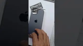 Apple Iphone 15 Black Unboxing || #apple #iphone #iphone15 #unboxing #phone #love