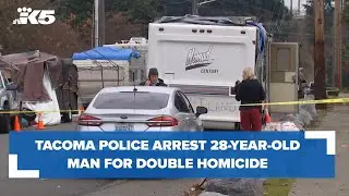 Tacoma police arrest 28-year-old man in double homicide