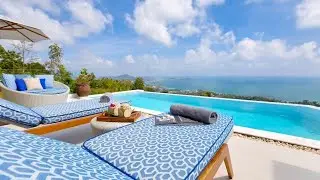 Vibrant 3 Bedroom Seaview Pool Villa in Chaweng Noi, Koh Samui