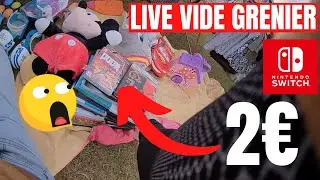 DU JEU SWITCH &agrave; 2&euro; dans ce LIVE VIDE GRENIER !!!