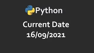 Current Date In Python | Solutions For Python 100 Exercises | Program12 | CodingFacts