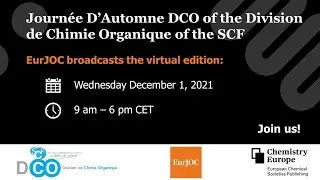 Journée D'Automne 2021 – Division de Chimie Organique