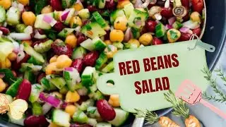 Red beans salad recipe by | UNIQUE COOK'S |  Kidney beans healthy Chaat 