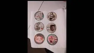 Artist Trading Coins made for a swap
