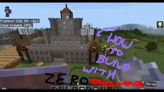 How to build a CASTLE in Minecraft with ZERO experience