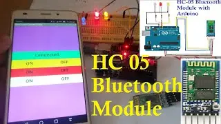 HC-05 Bluetooth Module with Arduino MIT App Inventor | Smart Home Automation Using Smart Phone BT
