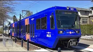 TriMet MAX Light Rail 4/1/2024 Feat: Phase 4 Units, 103 With Horn Show