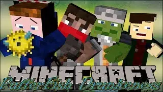 Minecraft: Funny Pufferfish Drunkeness