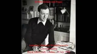 Britten Prelude and Fugue - Jeunesses Musicales World Orchestra - Lawrence Foster (RAH, 1978)