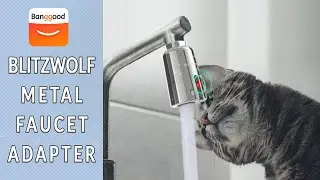 BlitzWolf BW-FUN8 Metal Faucet Adapter | Automatic Sense | Touch-less Infrared Induction