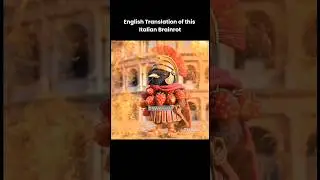 English Translation of Italian Brainrot trend || brri bicus dicus || #memes #brainrot