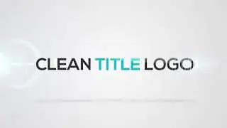 Clean Title Logo Customization - FREE AFTER EFFECTS TEMPLATE