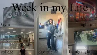 Week in the life🤍🛍️🎧 college, gym, night out, day trips and family gathering