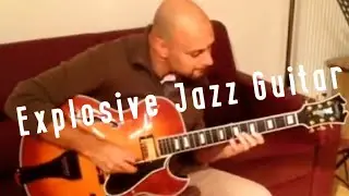 Fabian Fernandez in Augsburg, Germany playing a guitar made by Stefan Sonntag [luthier].
