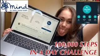 100,000 STEPS IN A DAY CHALLENGE FOR MIND CHARITY | AMELIA BUCKLEY