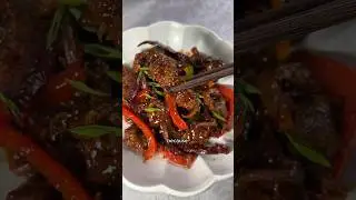air fryer Mongolian beef in 20 mins! #easyrecipe