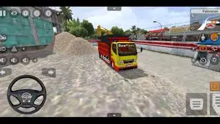 GAME DRIVING  TRUK OLENG MUAT TANAH NGEBUT KIRIM KE PROYEK 😆🤟🏻‼️ GAMEBUSSID | BUSSIDMOD.