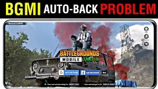 BGMI Auto Back Problem Solve || BGMI Automatic Back Ho Rahi Hai Kaise Thik Kare