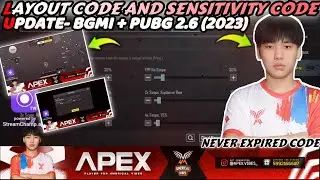 UPDATE 2.6 | APEX PUBGM SENSITIVITY | APEX PUBG SENSITIVITY CODE |  APEX PUBGM CONTROL CODE