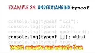 023 Example 24 Understanding the type of operator JavaScript