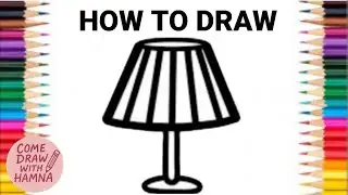How To Draw LAMP 💡EASY DRAWING 