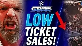 Wwe tickets sale down  smack down on Friday night did note sell out 
