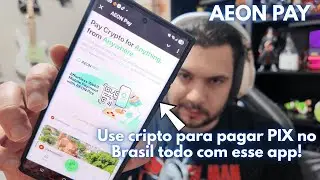 Esse app incr&iacute;vel permite usar cripto pra pagar em qualquer lugar que aceita pix! e tbm no exterior!