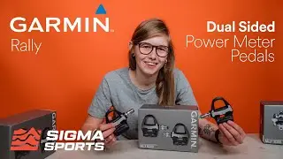 Распаковка двухсторонних педалей Garmin Rally с измерителем мощности | Sigma Sports