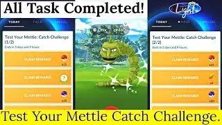 Test Your Mettle: Catch Challenge Pokemon Go | Pokemon Go Research | Pokemon Go Event | Mega Aggron
