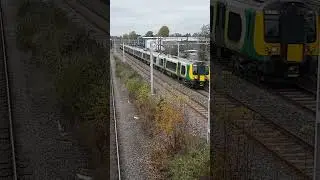 LNWR class 350 - 350247 + 350404 passing Headstone Lane Station on 05/11/21 #shorts