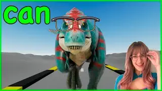 CAN | Learn to Read with Dinosaurs | A dinosaur can | Fun Word Blend | Sight Word CAN | Sound Blend
