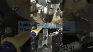 Blind hole nut dual servo automatic tapping machine#Blind hole servo automatic tapping machine