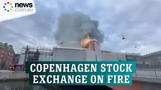 Fire breaks out at Copenhagen's stock exchange