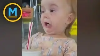 Little girl&rsquo;s first sip of cola blows her mind | Your Morning