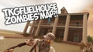THEY MADE OUR HOUSE INTO A ZOMBIES MAP!!! #TKGFUELHOUSE CUSTOM MAP!