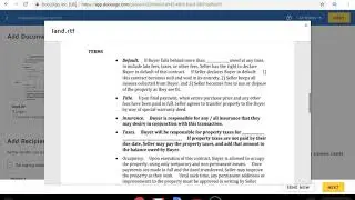 How to fill out a rent to own contract