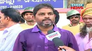 Ama Odisha Supporters Protest Against Attack On Journalist In Khandapada