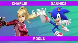 Hill Top Zone #39 - Charlie (Zero Suit Samus) vs. Dannics (Sonic) - Pools [SSBU]