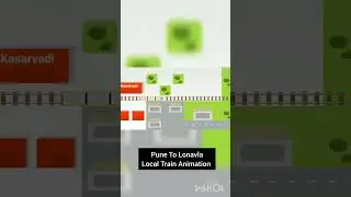 Pune To Lonavala Local Train Simulation #shorts #punelocal